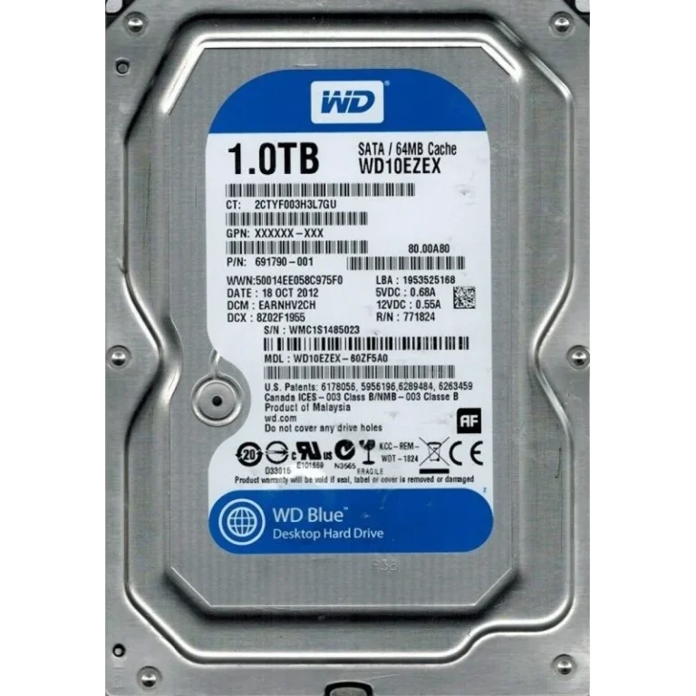 WD Blue 1TB 3.5" SATA HDD