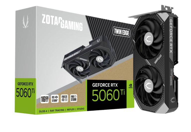 ZOTAC RTX 5060TI 16GB Dual Fan GPU