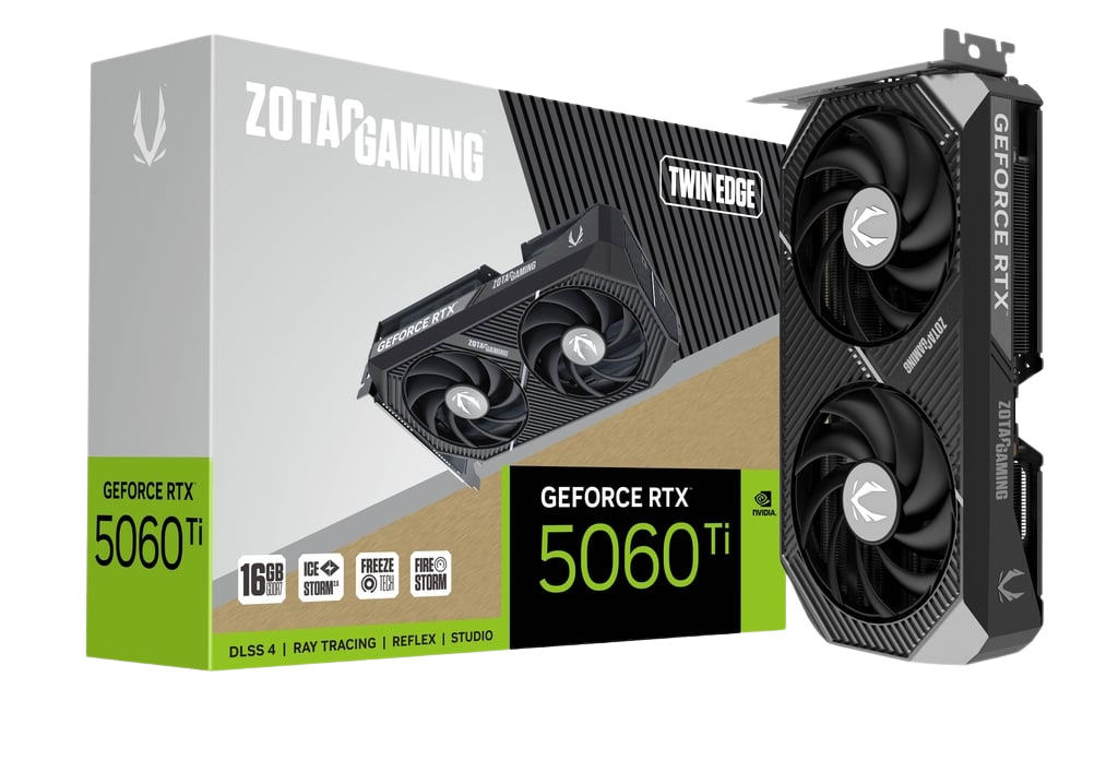 ZOTAC SOLID DUAL FAN RTX 5060TI 16GB GPU NEW | Buy Now!