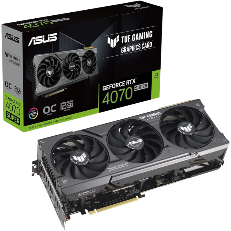 ASUS TUF RTX 4070 Super 12GB GPU