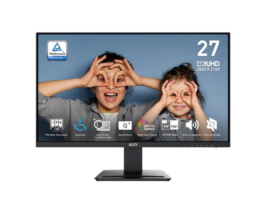 MSI PRO MP273U 27" 4K IPS Monitor | 3840x2160 UHD | 60Hz | Adaptive Sync | Best Price in Pakistan