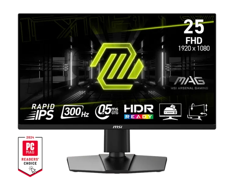 MSI MAG 255PXF 24.5″ FHD 300Hz Rapid IPS 0.5ms GTG Monitor
