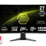 MSI MAG 276CXF 27″ FHD 280Hz Rapid VA 0.5ms GTG Monitor