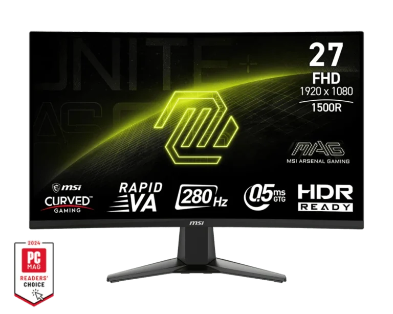 MSI MAG 276CXF 27″ FHD 280Hz Rapid VA 0.5ms GTG Monitor