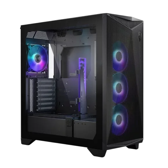 MSI MPG GUNGNIR 300R AIRFLOW E-ATX ARGB Mid Tower Gaming Case - Black