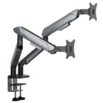 AndaSeat Stealth Pro II Duo A9-2S Dual Monitor Arm for 17" to 42" Monitors - Black Titanium