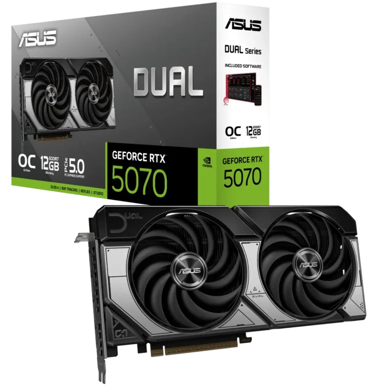 ASUS Dual GeForce RTX 5070 OC Edition 12GB GDDR7 Graphics Card