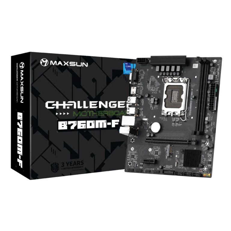 MAXSUN MS-Challenger B760M-F LGA1700 DDR4 Micro-ATX Motherboard