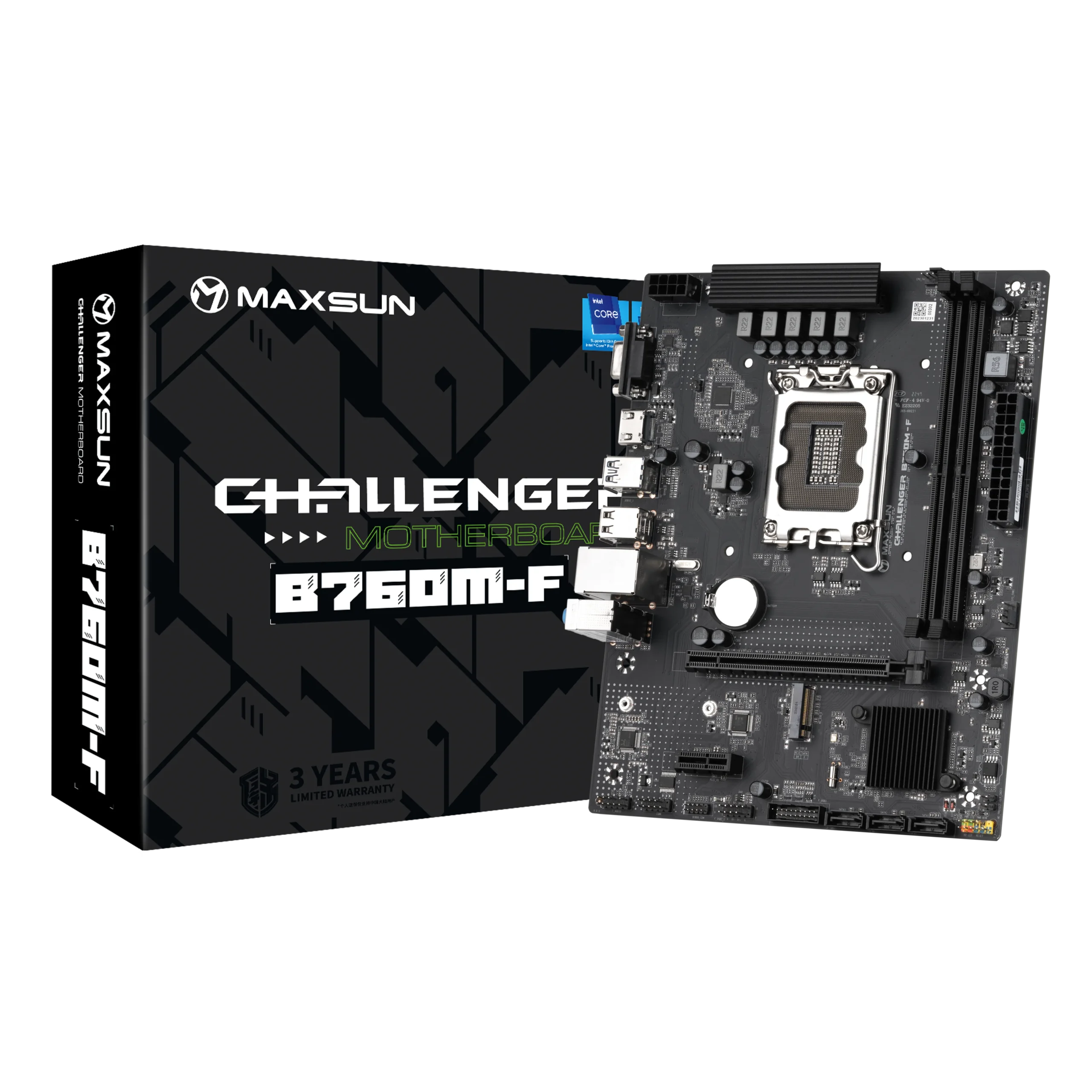 MAXSUN MS-Challenger B760M-F LGA1700 DDR4 Micro-ATX Motherboard