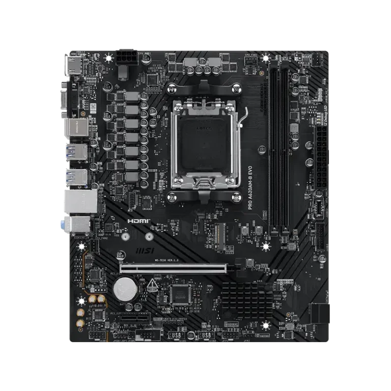 MSI PRO A620AM-B EVO AM5 DDR5 Micro-ATX Motherboard