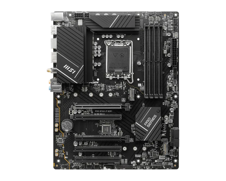 MSI PRO B760-P WIFI DDR4 LGA1700 ATX Motherboard