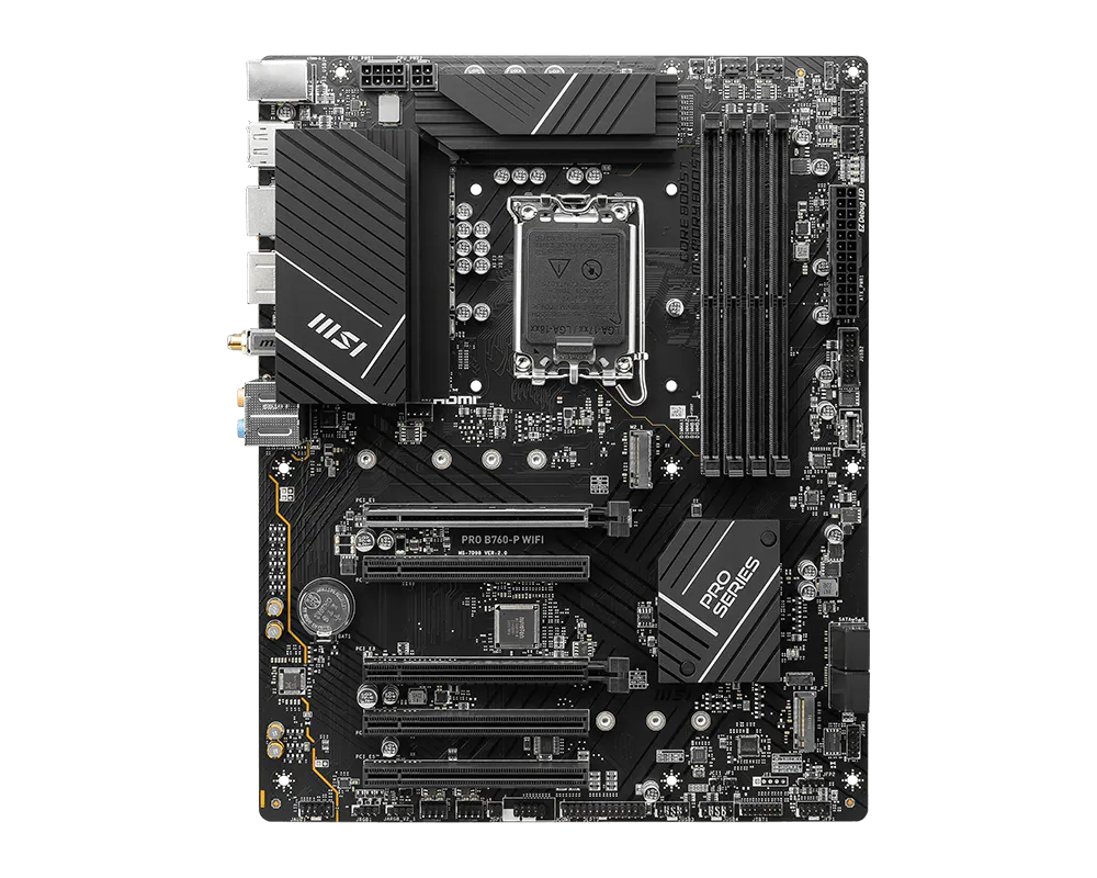 MSI PRO B760-P WIFI DDR4 LGA1700 ATX Motherboard