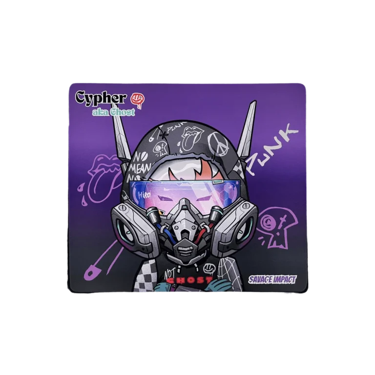 Bloody BP-45W Waterproof Gaming Mouse Pad 450×400×5mm – Cypher Ghost