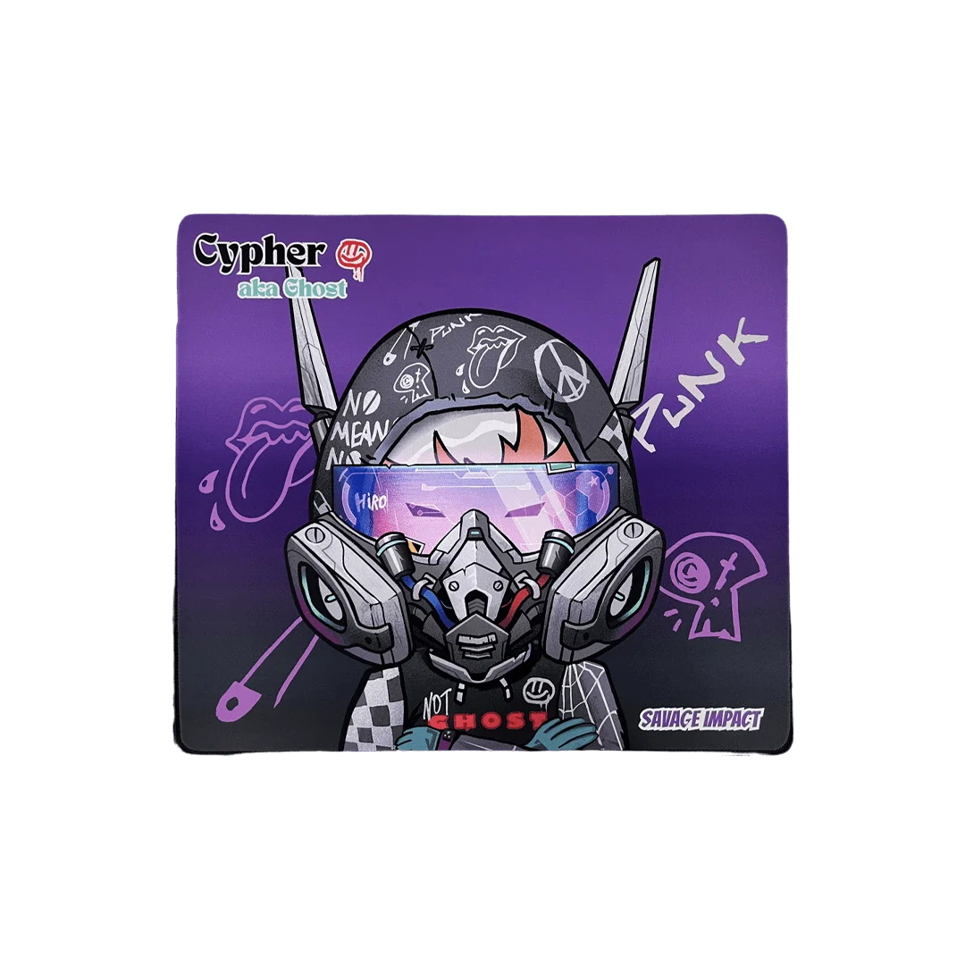 Bloody BP-45W Waterproof Gaming Mouse Pad 450×400×5mm – Cypher Ghost