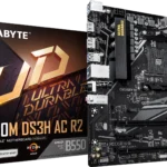 GIGABYTE B550M DS3H AC R2 AM4 DDR4 Micro-ATX WiFi Motherboard