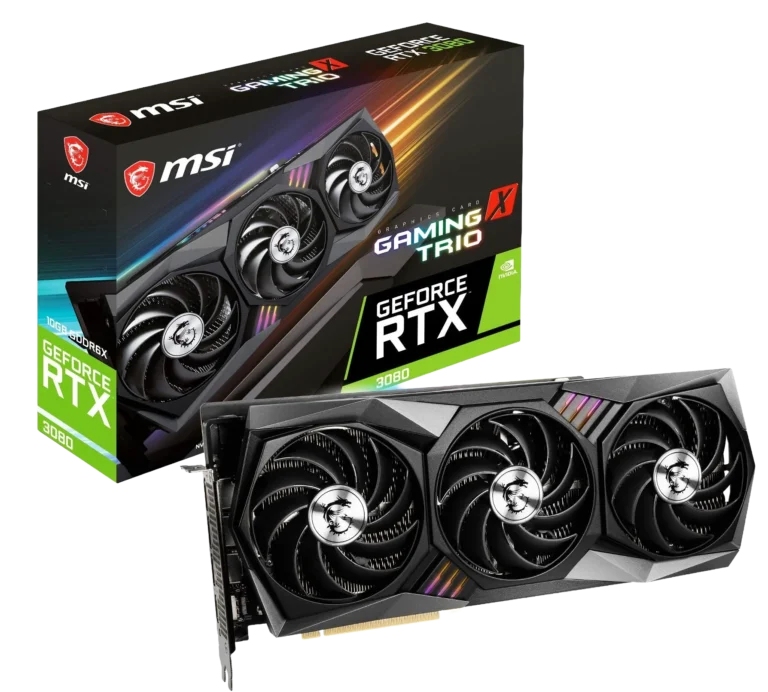 MSI GeForce RTX 3080 GAMING X TRIO 10GB GDDR6X Graphics Card