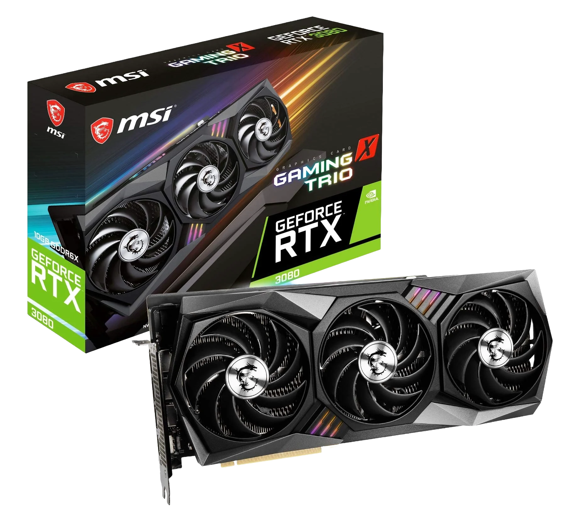 MSI GeForce RTX 3080 GAMING X TRIO 10GB GDDR6X Graphics Card
