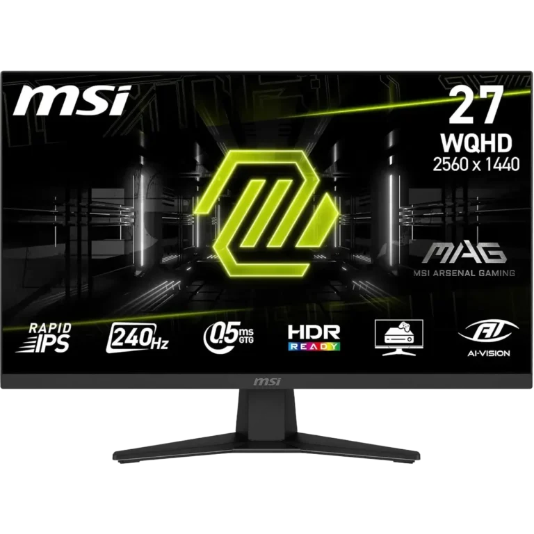 MSI MAG 274QF X24 27″ WQHD 240Hz Rapid IPS 0.5ms Gaming Monitor