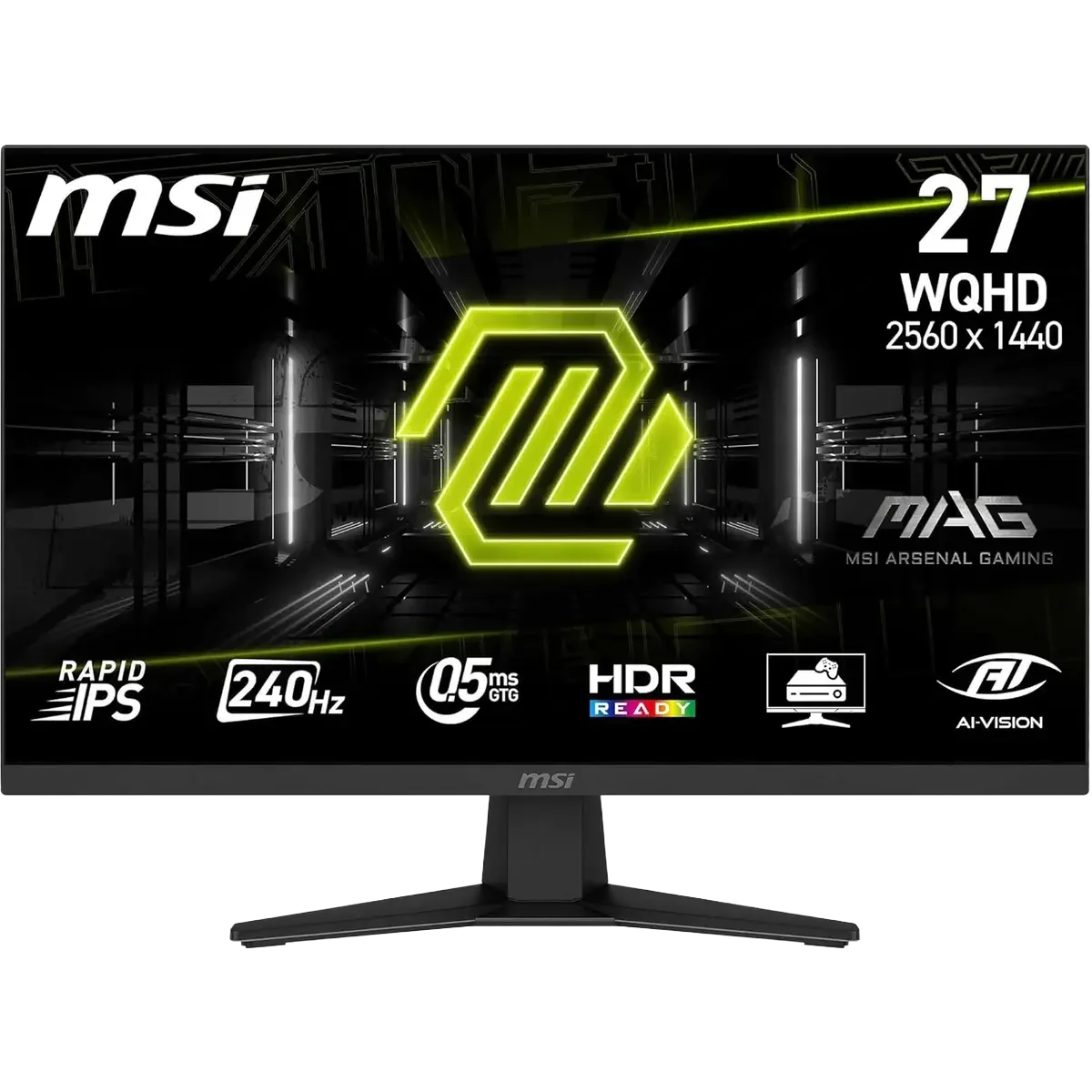 MSI MAG 274QF X24 27″ WQHD 240Hz Rapid IPS 0.5ms Gaming Monitor