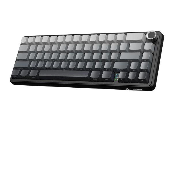 Attack Shark X66 60% Tri-Mode Wireless RGB Mechanical Gaming Keyboard, Strawberry Switch – Moonlit Night